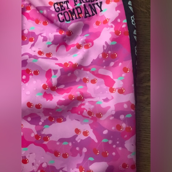 HAYLEY ELSAESSER X GET FRESH COMPANY Pink Cherry Track pants Women’s Size Medium - Picture 6 of 14